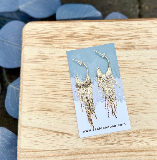 Gatsby Earrings - Gold