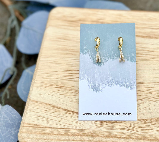 Petite Crystal Dangles