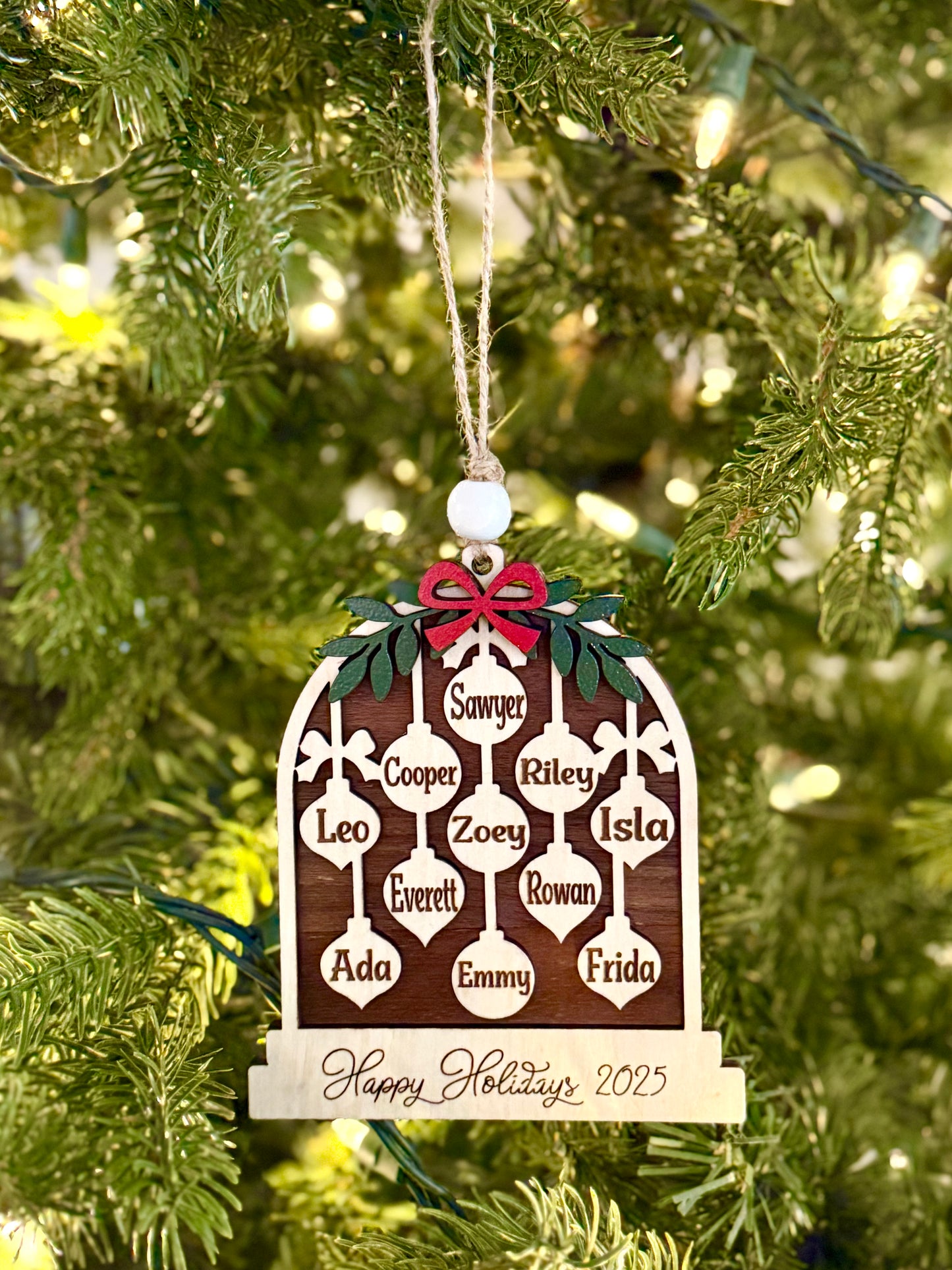 Custom Holiday Ornament 2025