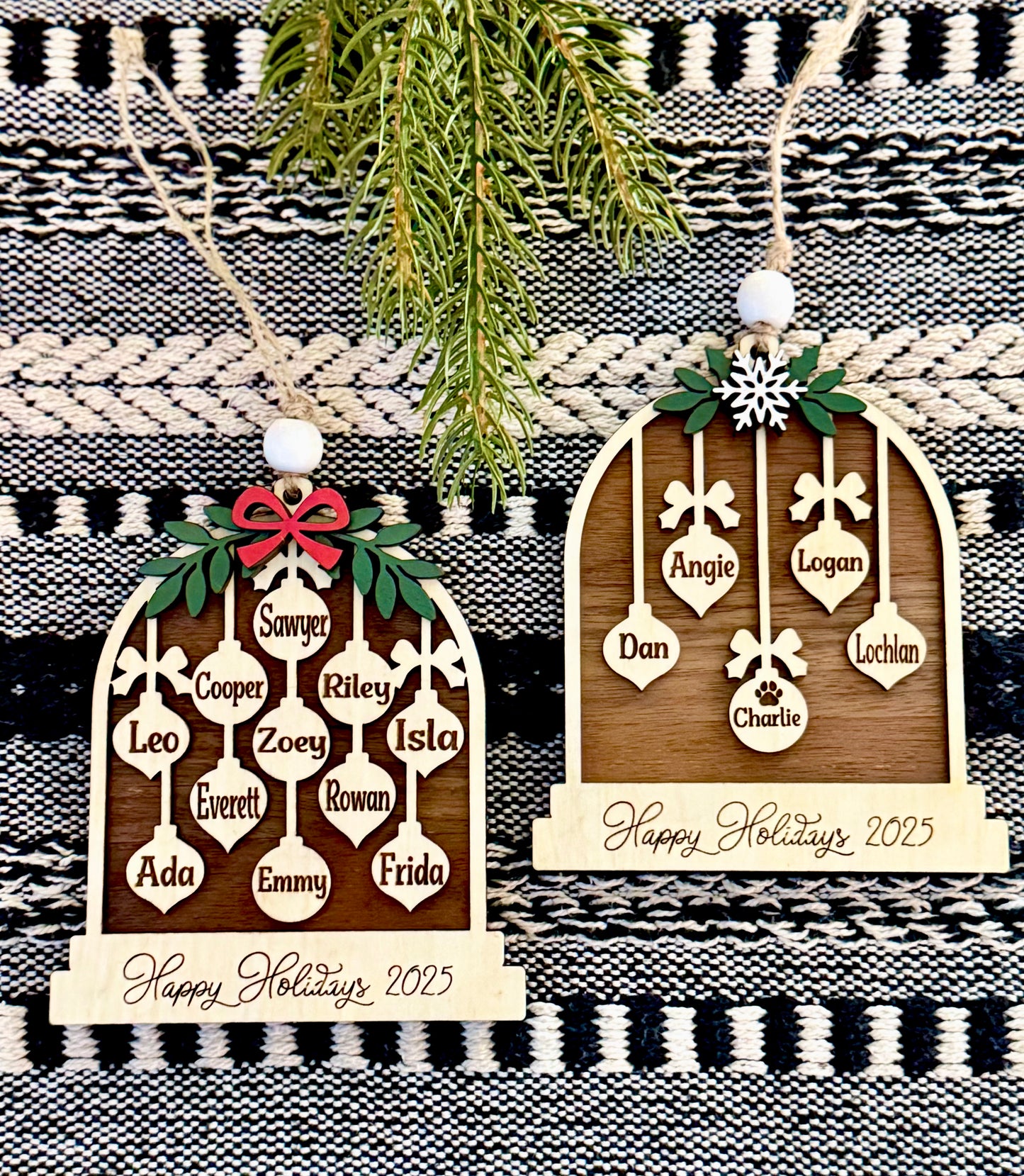 Custom Holiday Ornament 2025