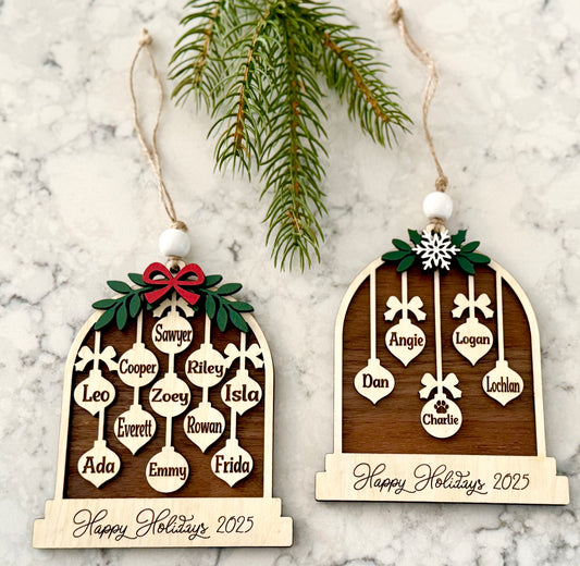 Custom Holiday Ornament 2025